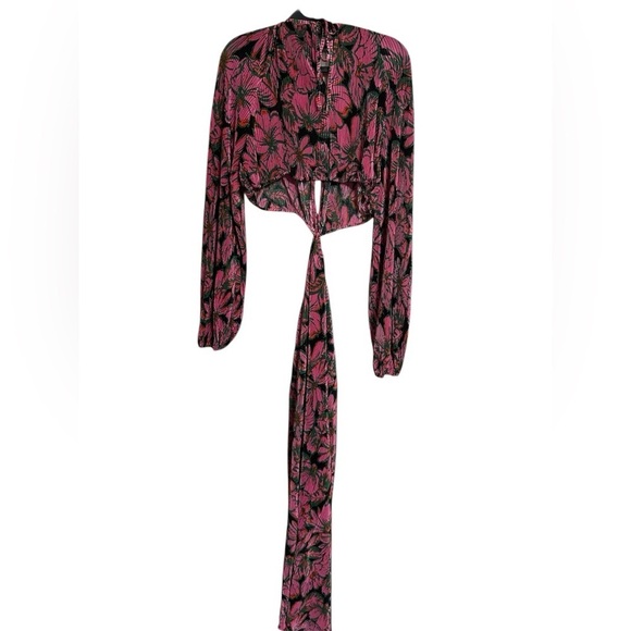 ASOS Plisse Volume Sleeve Maxi Dress - Picture 8 of 10